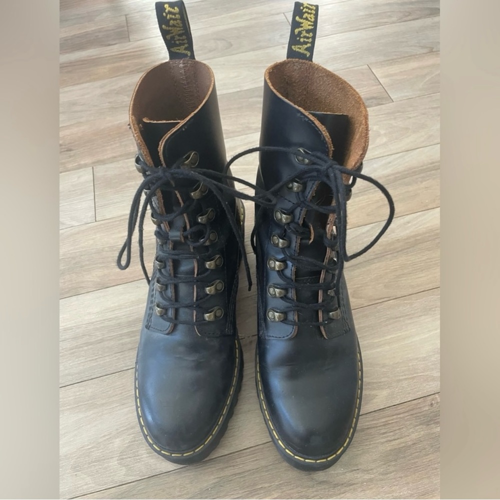 Dr Martens Leona Heeled Boots Size 8